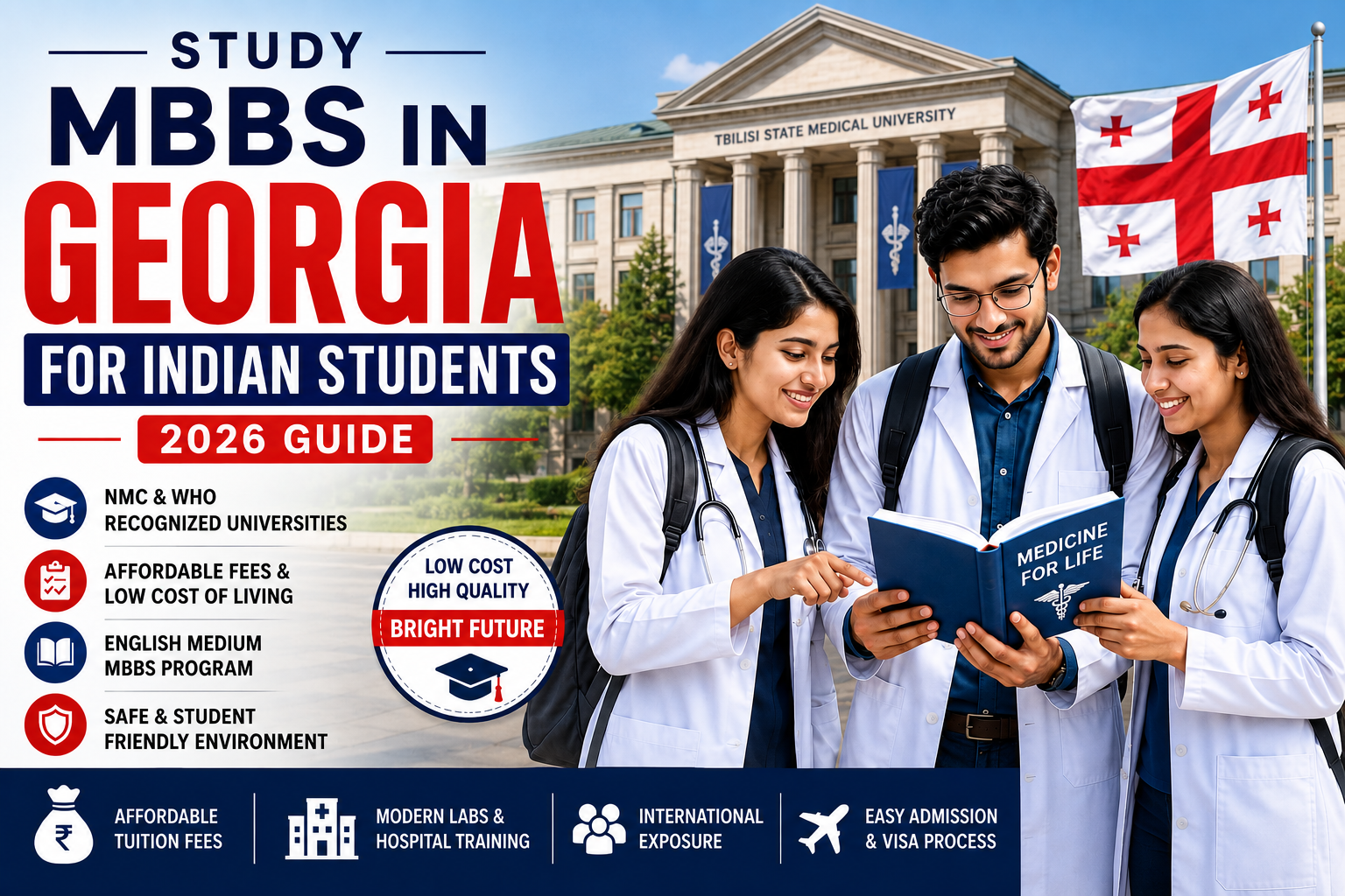 Study MBBS in Georgia Requirements for Indian Students: Complete Admission Guide 2026 