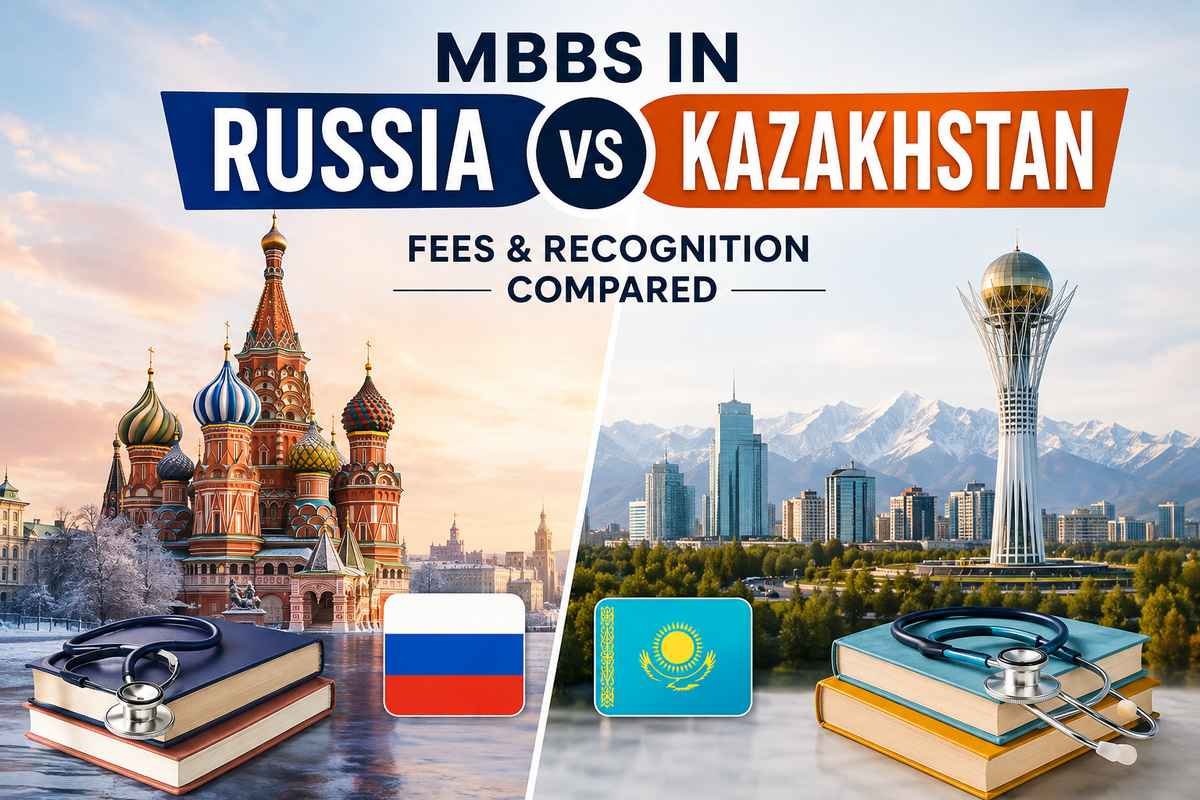 MBBS in Russia vs Kazakhstan: Fees & Recognition Compared